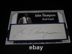 John Thompson Signed Autograph Custom Cut Basketball Hall Of Fame Card Rare 1/1