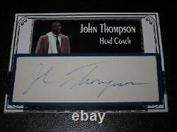 John Thompson Signed Autograph Custom Cut Basketball Hall Of Fame Card Rare 1/1