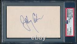 Johnny Cash Signed/Autographed 3x5 Index Card/Cut Legend PSA/DNA 179459