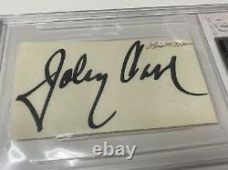 Johnny Cash Signed Cut BIG BOLD SIGNATURE Beckett Graded 10 Autograph