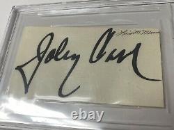 Johnny Cash Signed Cut BIG BOLD SIGNATURE Beckett Graded 10 Autograph