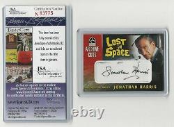 Jonathan Harris as Dr. Smith The Complete LOST IN SPACE Autograph Card Cut JSA