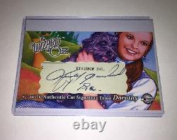 Judy Garland Autograph Auto Cut Signature Card CSD1 Wizard of Oz, Series 1