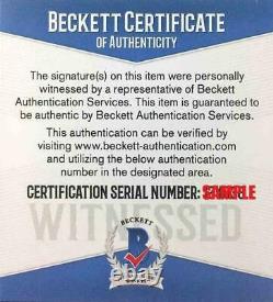 Justin Fields Autographed Signed Game Cut Jersey Navy Beckett Authentic