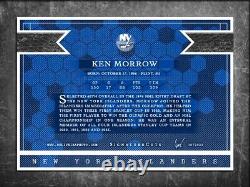 KEN MORROW Custom Cut signed autographed card New York Islanders
