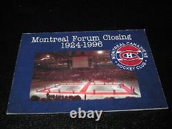 Ken Dryden Signed Autographed Custom Cut Closing Montreal Forum Card Rare 1/1