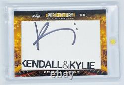 Kendall Jenner Autograph 2020 Leaf Metal Pop Century Cut Signature #PCC-KJ2 Auto