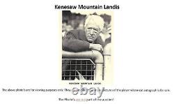 Kenesaw Mountain Landis 2008 Sp Legendary Cuts 1/1 BAS COA Auto Autograph Signed