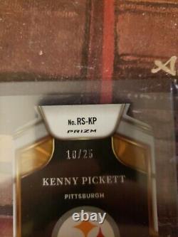 Kenny Pickett 2022 Select Tie Dye Die Cut Rookie Autograph Auto # /25 Steelers