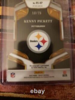 Kenny Pickett 2022 Select Tie Dye Die Cut Rookie Autograph Auto # /25 Steelers