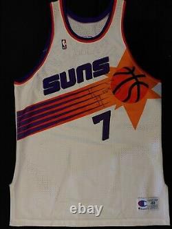 Kevin Johnson Phoenix Suns Authentic Pro Cut Champion Jersey SZ 48 Autographed