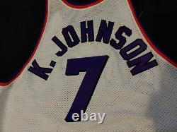 Kevin Johnson Phoenix Suns Authentic Pro Cut Champion Jersey SZ 48 Autographed