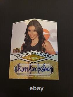 Kim Kardashian 2009 Ud Spectrum Of The Stars Die-cut Auto K1 19/50 Kuwtk Bold