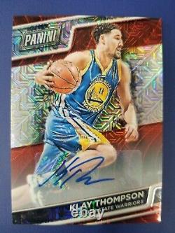 Klay Thompson 2016 PANINI THE NATIONAL VIP AUTO #D 5/5 GOLDEN STATE WARRIORS