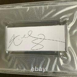 Kobe Bryant #8 Signed Autographed Cut Signature PSA DNA Slabbed Encapsulated
