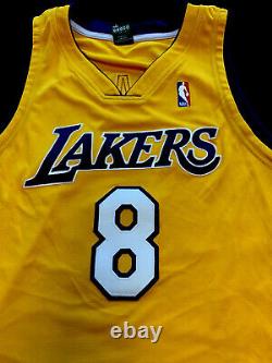 Kobe Bryant Signed Autographed Rare Authentic Gold Nike Pro Cut Jersey #8 PSADNA
