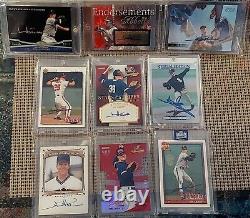 Lot Of 9 Cards Jim Abbott Signed Autographed Die-cut Numbered Archives Rare Htf