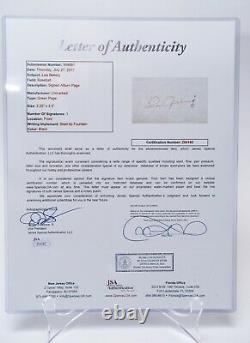 Lou Gehrig Autographed Signed Cut YANKEES (JSA) James Spence (Z54185) FULL LOA