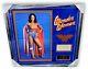 Lynda Carter Hand Signed Autographed Cut With Wonder Woman Puzzle Framed Jsa