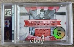 MAURICE RICHARD Custom Cut signed autographed card Montreal Canadiens PSA\DNA