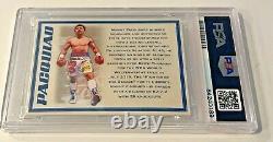 Manny Pacquiao Boxing Champ Signed Auto Custom Cut #'d 1/1 Trading Card PSA/DNA