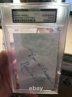 Mark Hamill Star Wars Signed Autograph PSA DNA CERTIFIED AUTHENTIC Cut Autograph
