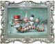 Mark Ryden Santa Worm Die Cut Art Reproduction Limited Edition Of 999 Christmas