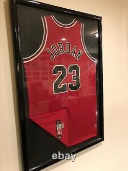 Michael Jordan Autographed Nike Authentic Pro Cut UDA Jersey Framed