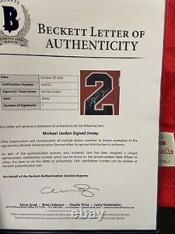 Michael Jordan Signed 1995-96 Champion Pro Cut Jersey UDA COA Beckett LOA