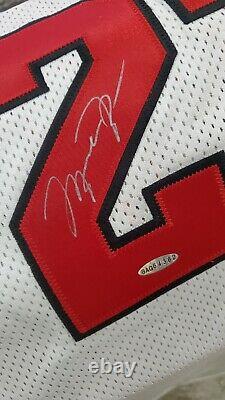 Michael Jordan Signed (Silver) White Bulls Nike Pro Cut 97-98 Rare UDA MINT