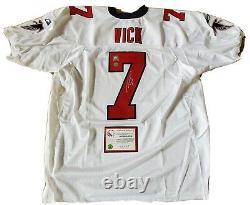 Michael Vick Autographed Signed Authentic Falcons Pro Cut Reebok Rookie Jersey