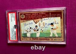 Mickey Mantle Signed Authenticated Cut PSA/DNA Certified NY YANKEES