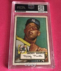 Mickey Mantle Signed Authenticated Cut PSA/DNA Certified NY YANKEES