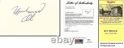 Muhammad Ali Signed Autographed Vintage Signature Business Card Cut Deceas