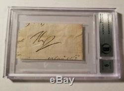 Napoleon Bonaparte Autograph Cut BAS Beckett Authenticated Signed Auto Signature