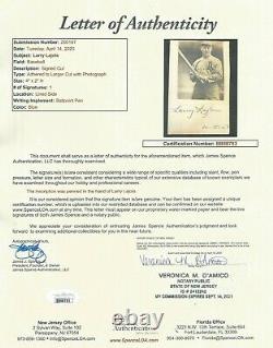 Napoleon Larry Lajoie Signed Handwritten Cut Autograph Jsa Certified Hof Rare