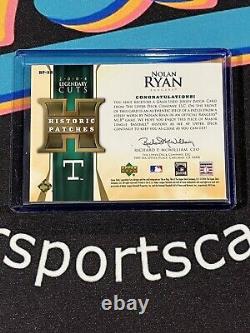 Nolan Ryan 2004 SP Legendary Cuts Historic Patches /25! Rangers