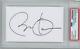 President Barack Obama Signed Autographed Auto 3x5 Cut Psa/dna Certified