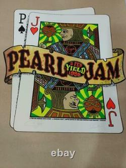 Pearl Jam Virgin Megastore Yield Promo Die-Cut Poster Signed 1998RARE