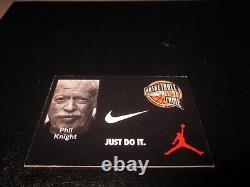 Phil Knight Signed Autographed Custom Cut Basketball Hall Of Fame Card-nike