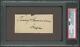 President Benjamin Harrison (1833-1901) Autograph Cut Signed Psa/dna Cert