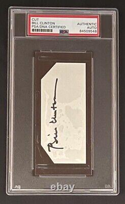 President Bill Clinton Signed Book Cut Autographed Slabbed PSA/DNA