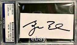 President George W Bush / Autographed Signed / Cut Autograph /PSA-DNA COA