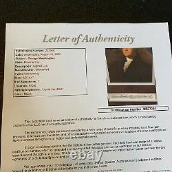 President George Washington Signed Autographed Cut Signature Full Name JSA COA