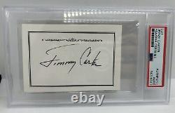 President Jimmy Carter Signed Cut Autographed PSA DNA Full Signature RARE