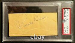President Ronald Reagan Signed Autographed Cut Psa/dna Slab Certified Authentic