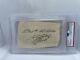 Roberto Clemente Pittsburgh Pirates Signed Cut Auto Psa Slabbed Authentication