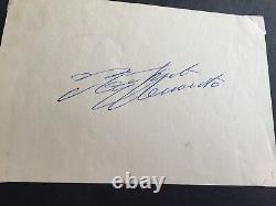 ROBERTO CLEMENTE Pirates Original Authentic Signature Cut Autograph AUTO HOF