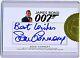 Rittenhouse James Bond 007 Sean Connery Inscription Cut Autograph Auto Signed