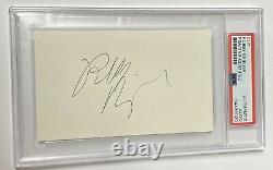 Robby Krieger The Doors Signed Cut Autograph PSA/DNA Encapsulated